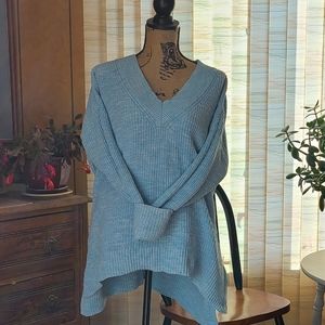 100% Cotton V-Neck Sweater
